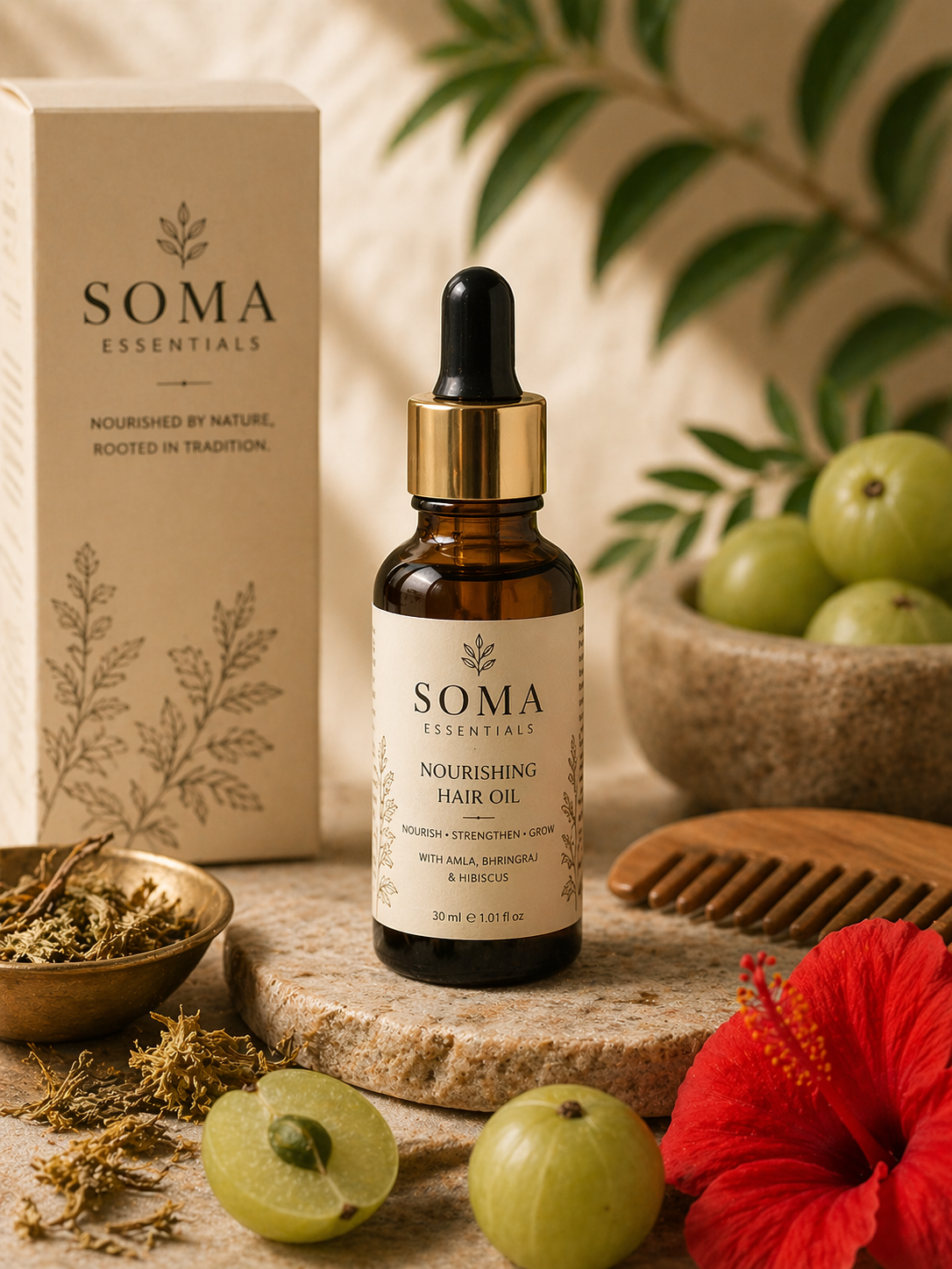 Soma Essentials Nourishing Hair Oil - 30 ml